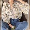 Women's Korean Floral Long-Sleeve Shirt - 2023 Spring Casual Versatile Trend
