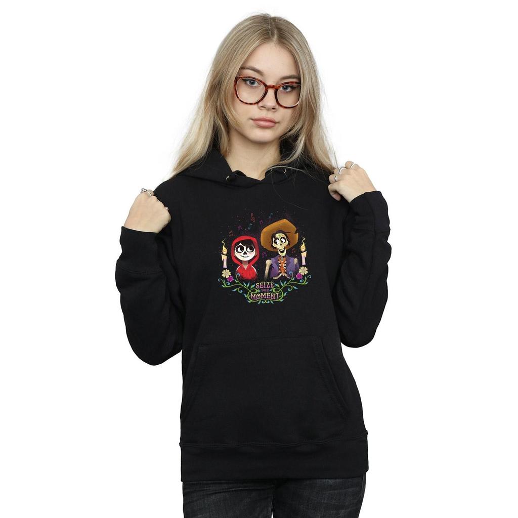 Disney Womens/Ladies Coco Miguel And Hector Hoodie