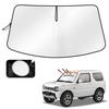 Light Blocking and Heat Blocking Cartist Suzuki Jimny JB23W Front Sunshade JIMNY Sunset Sunfia Sunline Windshield Sunshade Shade Curtain Light