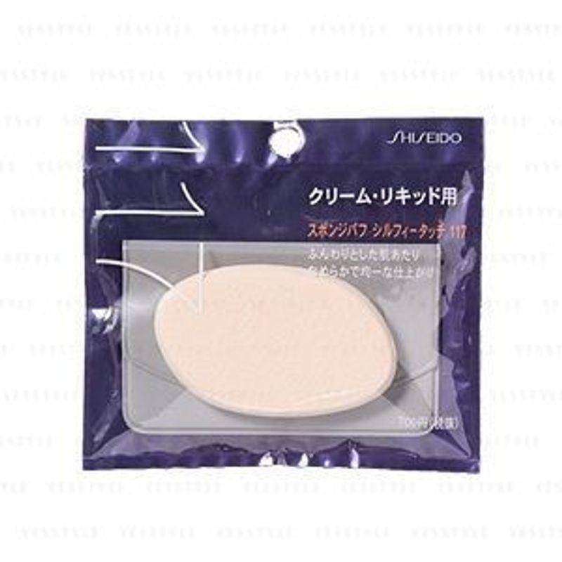 Shiseido Спонж-пуф Sylphy Touch для жидких и кремовых текстур Тип 117