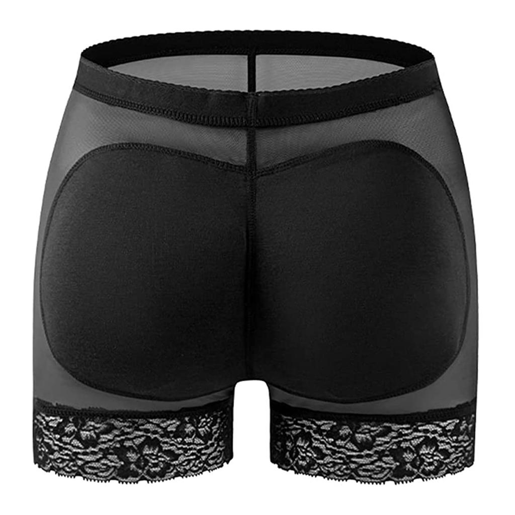 Женские кружевные трусики с подкладкой для ягодиц, бесшовные трусики для коррекции бедер, кружевное нижнее белье для мальчиков с контролем живота