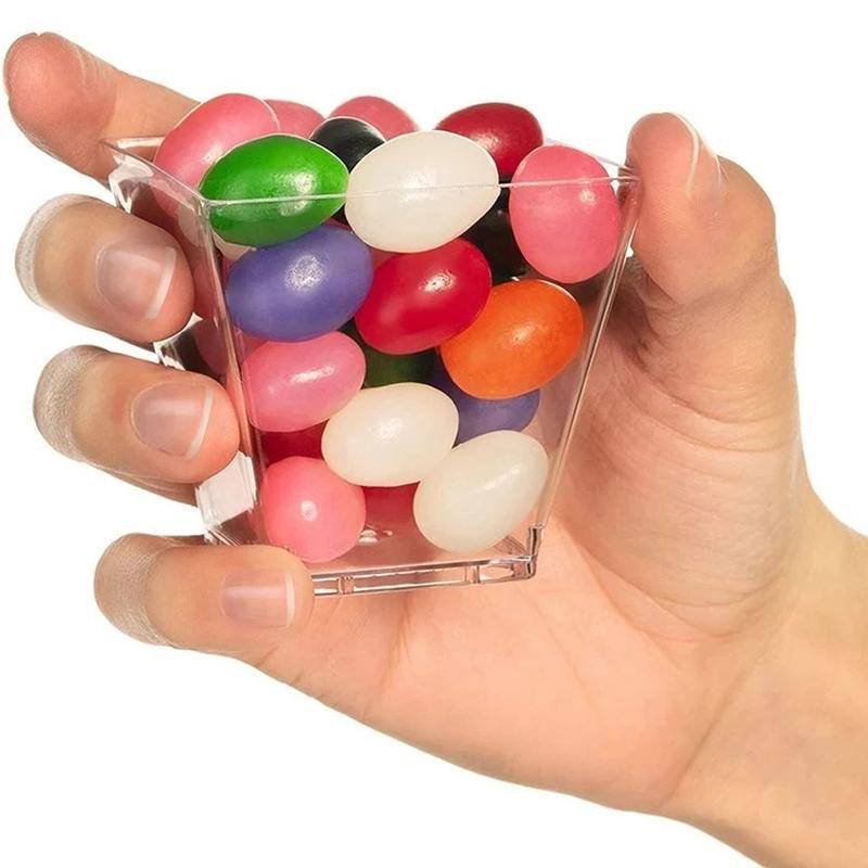 25 шт., 60 мл, одноразовая чашка для десерта, пластиковая чашка для десертного мороженого, в комплекте поставки