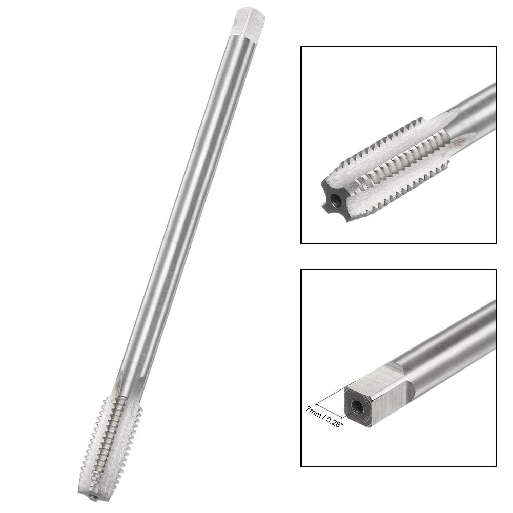 Metric Thread Tap For M12 x 1 75 Straight Flute 160mm Length High Speed Steel 6542 for Thread Cutting and Repair