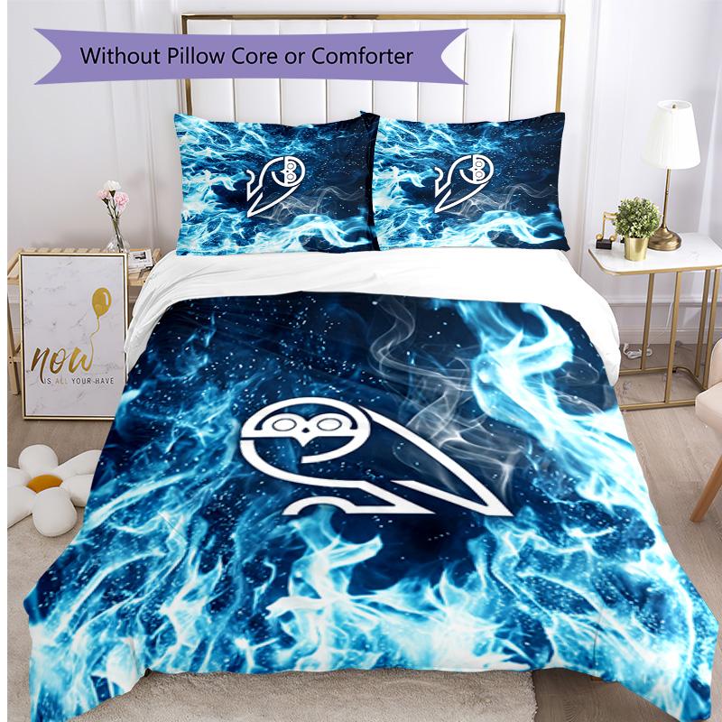 Sheffield Wednesday Football Printed 3 Pieces Bedding Set, Comfortable Skin Friendly Bedroom Duvet Cover Set