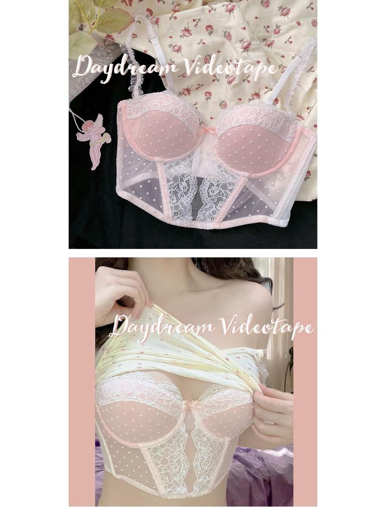 Французский кружевной топ-корсет на бретелях Pure Desire для женщин