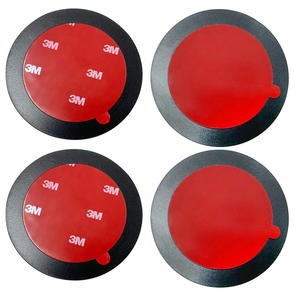 Присоски с волнообразным усилением, Вспомогательные пластины, Набор из 4 шт., Для приборных панелей, Автомобильные присоски,