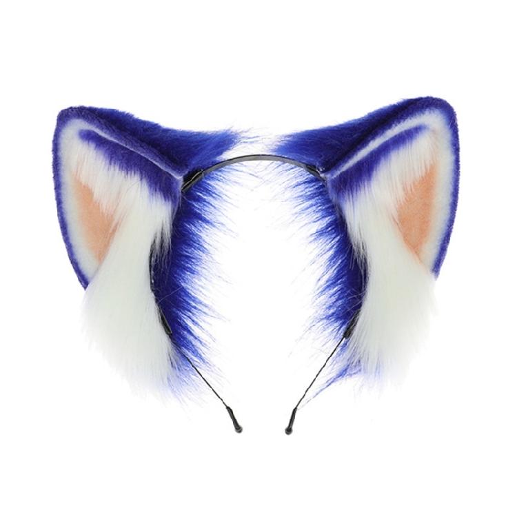 Пушистые Аниме Экспо Звериные Ушки Ободок для Волос для Женщин Ролевая Игра Горничная Повязка на Голову Костюм для Вечеринки Девушка Анимация Укладка Волос Повязка для Волос