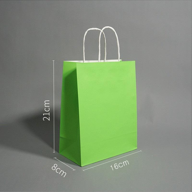 Переплетенная бумага Крафт сумки подарка ресиклабле небольших ручек сумок партии добычи свадьбы