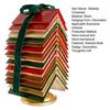 Thoughtful Housewarming Gift for Readers Stacked Book Christmas Tree Tabletop Decor, Resin Page Ornament Home Vintage Hardcover Stack Figurine