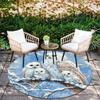 Beautiful Owl pattern round rug,Carpet Rug for Living Room Bedroom Playroom ,Non-slip Floor Mat,Holiday Gifts and Birthday Gifts.