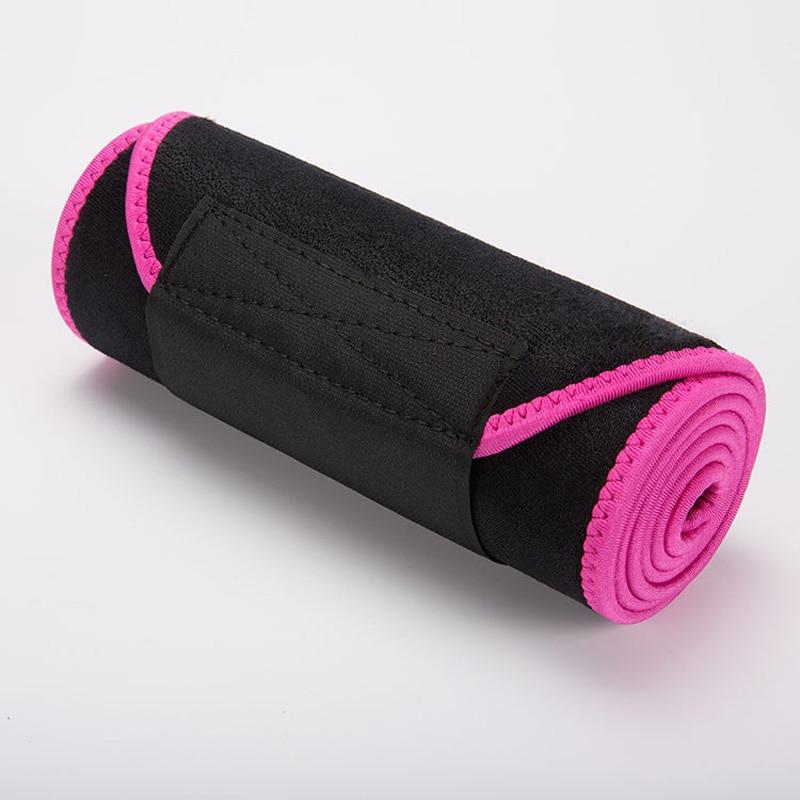 Waist Trimmer Belt Weight Loss Sweat Band Wrap Fat Tummy Stomach Sauna Sweat Belt Sport Safe Accessories Black Pink Yellow