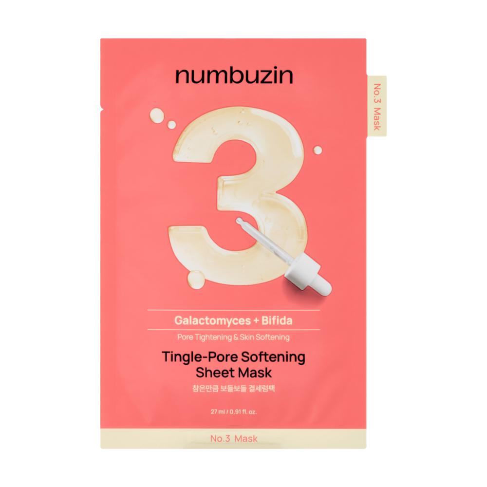Numbersin Mask Pack Limited Edition of 20 Sheets (No. 1 Soothing Gauze Pack, No. 3 Knot Serum Pack)