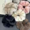 Autumn Winter Plush Large Scrunchies Elastic Hair Band New Fashion Fluffy Headband Headdress Female Accessories