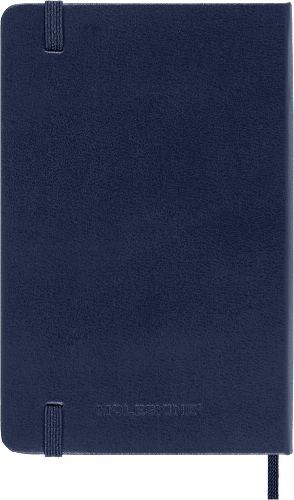 Moleskine 2027 Ежедневник Январь Начало 12 Месяцев Карманный Размер 9см x 14см Твердый Переплет Сапфирово-Синий DHB2012DC2Y27