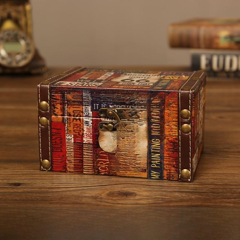 Modern Minimalist Leather Desktop Organizer Box With Lid For Office Home Storage