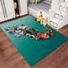 Soccer Players Design Carpet suitable as a non-slip mat for the living room or bedroom sofa