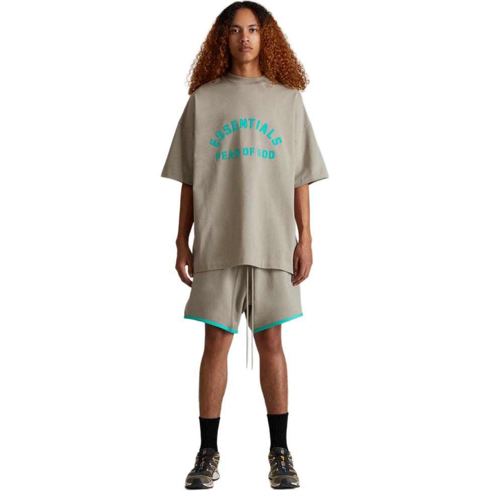 Fear of God Футболка Essentials Heavy Jersey с круглым вырезом, мужские топы, серая 125SP242005F