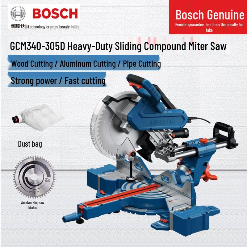 BOSCH GCM 340-305 D Professional Miter Saw CN plug (adapter included)