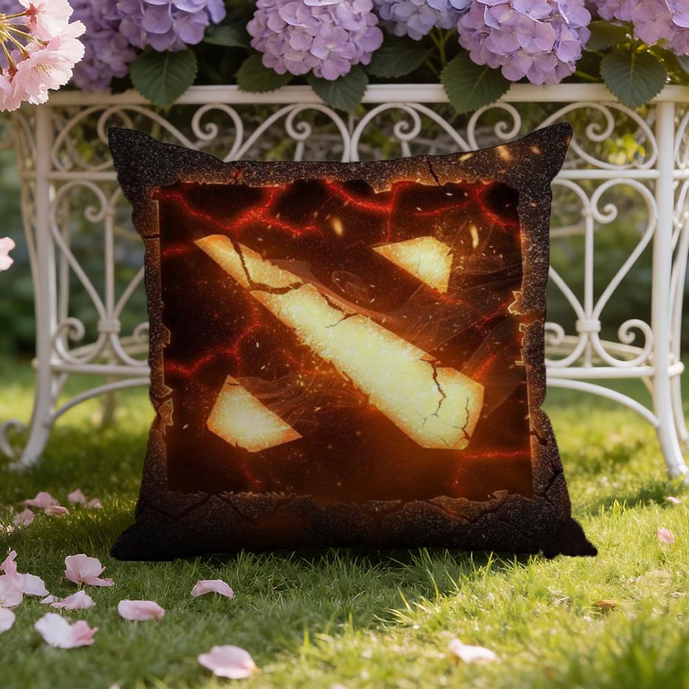 Игровой Крутой D-Dota 2 Наволочка для Подушки Дома и в Машине Двухсценарная Наволочка: Двусторонняя конструкция для максимального комфорта