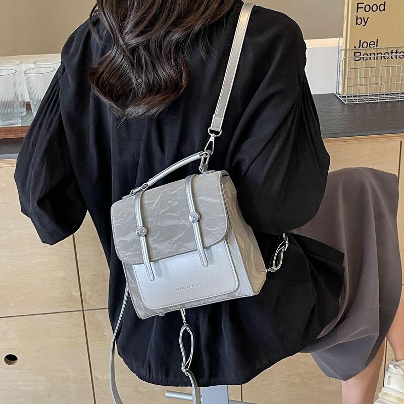 Высококачественный рюкзак для женщин. Рюкзаки. Новый модный однотонный минималистичный рюкзак 2024 года для девочек. Сумка для студентов колледжа.