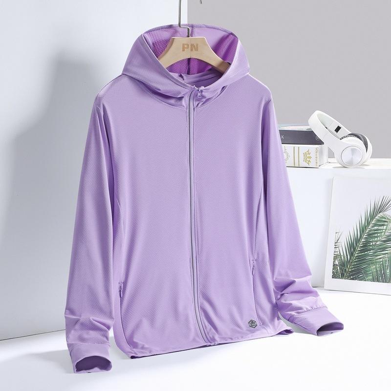 Ультратонкая одежда для защиты от солнца для женщин Ice Silk Защита от ультрафиолета для пар Спорт на открытом воздухе Защита от солнца Топ
