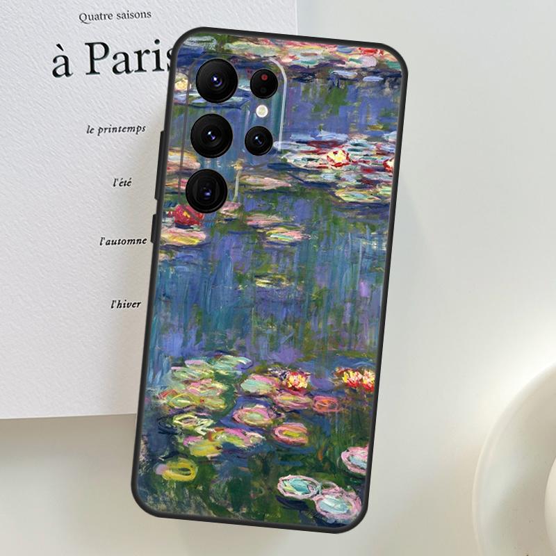 Масляная живопись Моне Чехол для Samsung Galaxy S26 Ultra S25 S24 S23 S21 S22 Ultra S10 S20 Plus S25 FE Чехол для телефона
