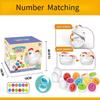 Color Matching Game Shape Sorter with 6 Toy Eggs, Fine Motor Skills Sensory Toys, Montessori Educational Toys Easter Gifts for 3 4 5 6 Girls Boys Baby
