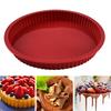 Антипригарная силиконовая круглая форма для выпечки, универсальная термостойкая форма для выпечки для домашней кухни