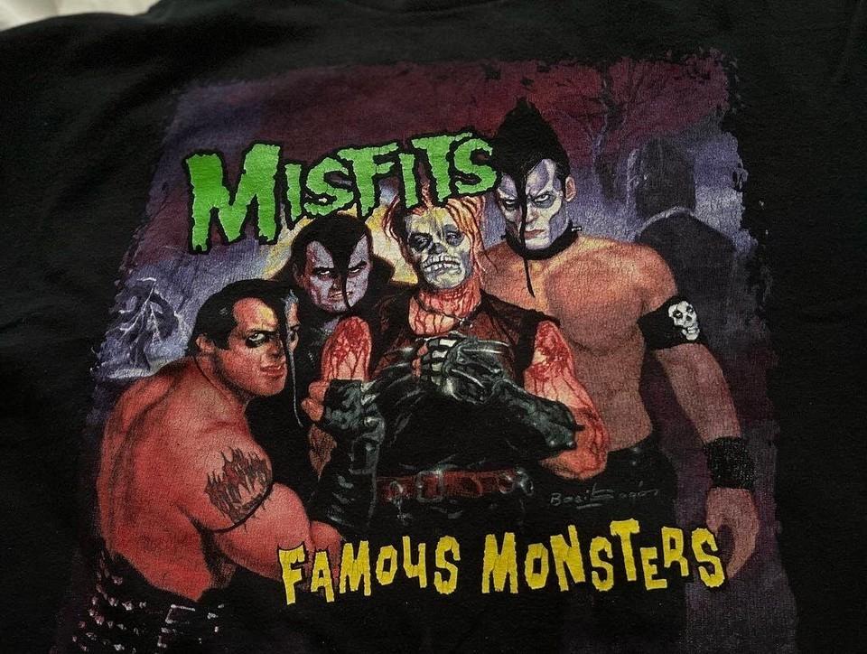 Famous Monsters Misfits группа 90-х Редкая футболка Унисекс E1057