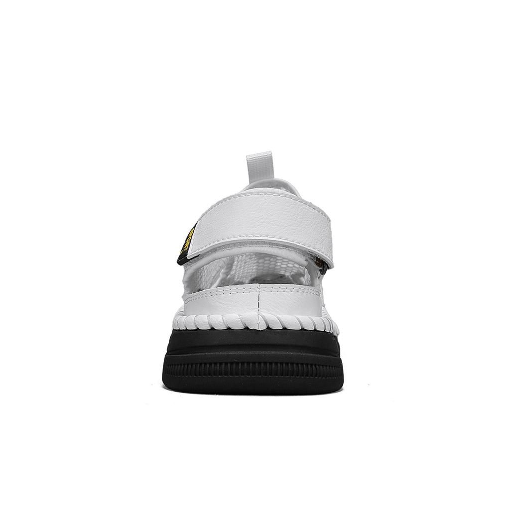 Летние мужские сандалии, сетчатые сандалии для улицы, мягкие сабо, сандалии ручной работы, дышащие легкие тапочки