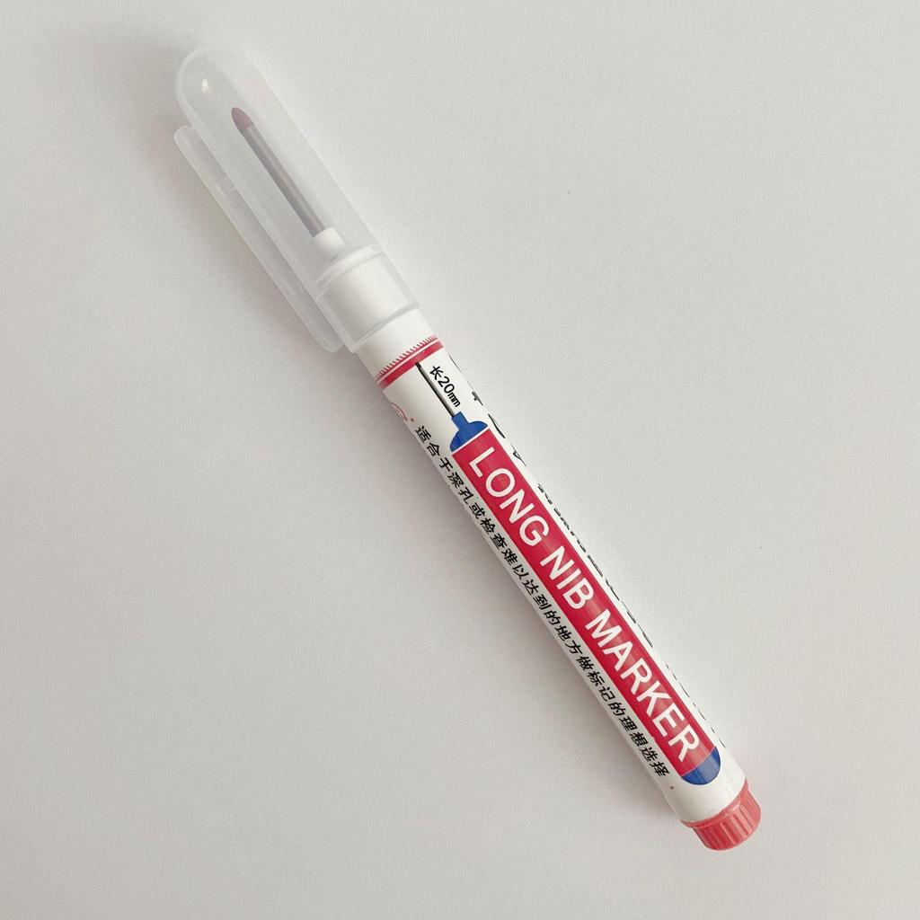 Waterproof Deep Hole Marker Pen for Woodworking and Tile Construction