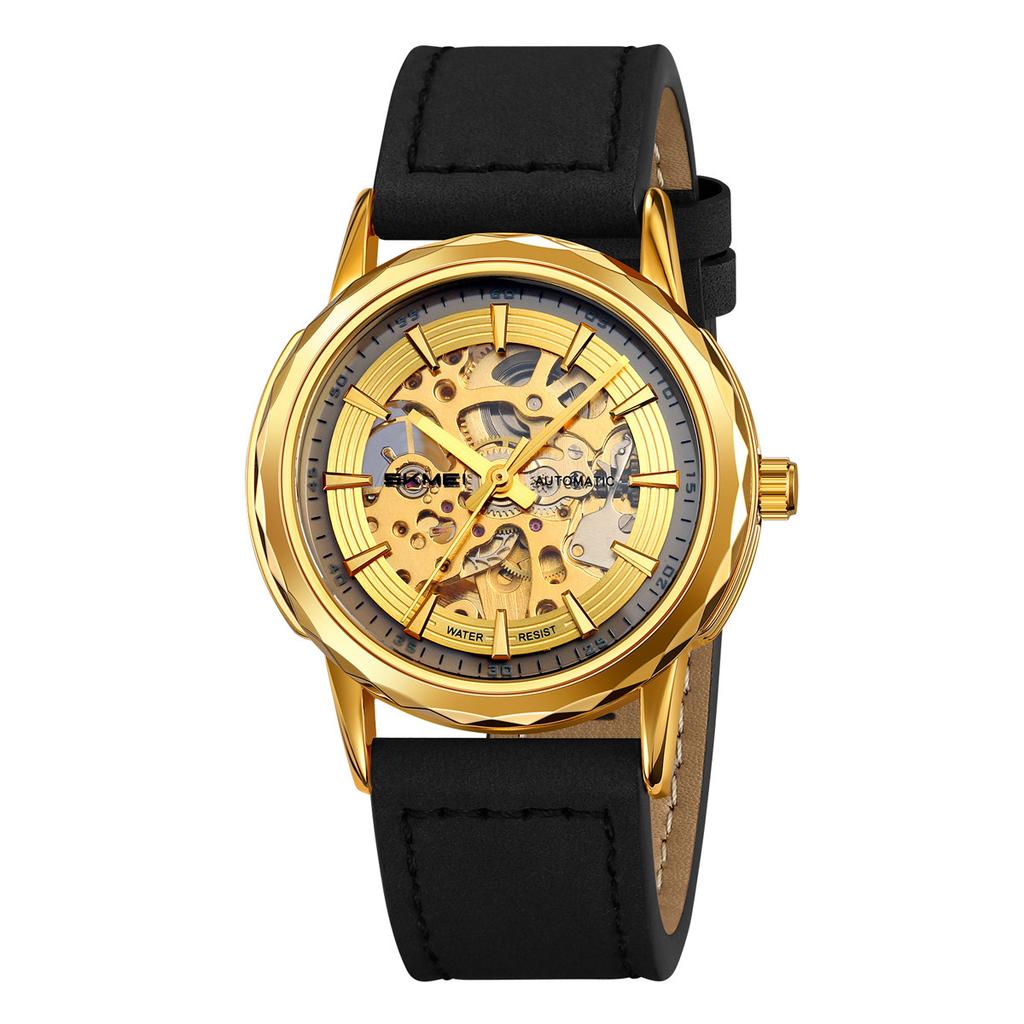 Steel Strip Men's Watches Fully Transparent Dial Automatic Mechanical Watch Waterproof Hardlex Mirror Surface