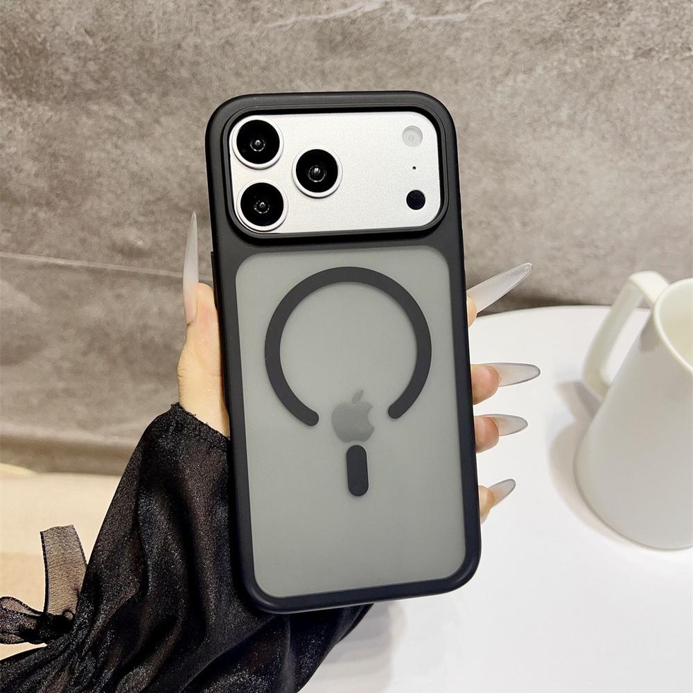 Luxury for Magsafe Magnetic Phone Case For iPhone 17 Pro Max Air 16 15 13 12 Smooth Skin Feel Matte Shockproof Protective Cover