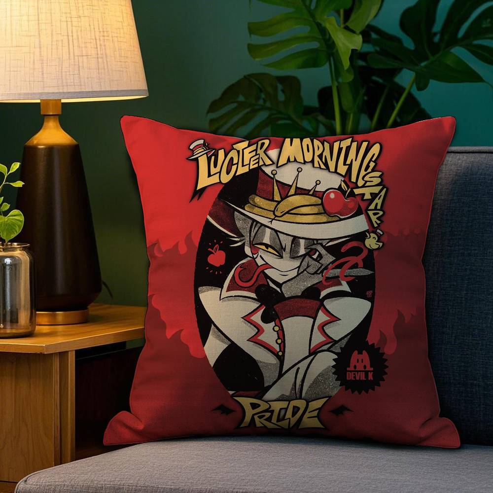 Аниме H-HelluvaS B-Boss Наволочка Плюшевая Ткань Мягкая Двусторонняя Печать Дом Диван Высокое Качество Наволочка Подушка