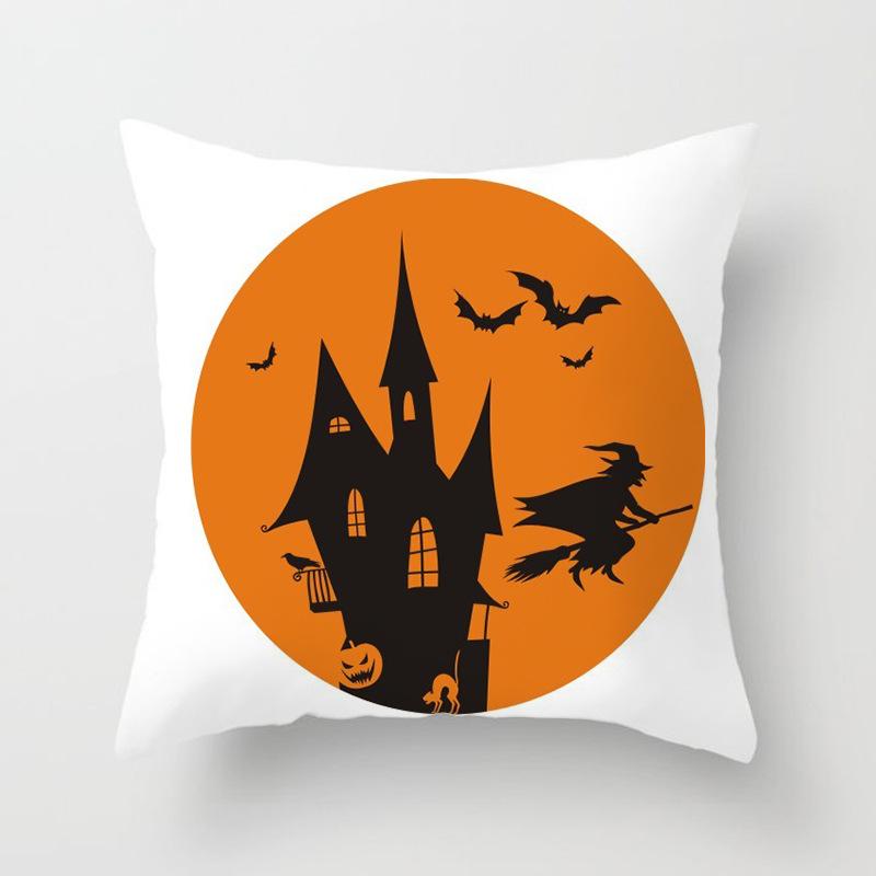 New Halloween Pumpkin Series Pillow Cover Festive Home Sand Release Art Pillow Cushion Cover