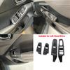 LHD For Subaru Crosstrek  2024 ABS Carbofniber Window Switch Door Handle Cover Gear Shift Panel  front water cup cover trim