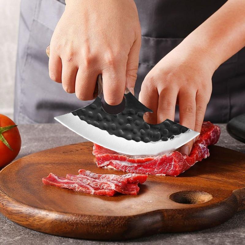 Главная Портативный маленький нож для рыбы Мини-мясная нарезка Многофункциональный маленький нож-мачете для барбекю Фруктовый нож