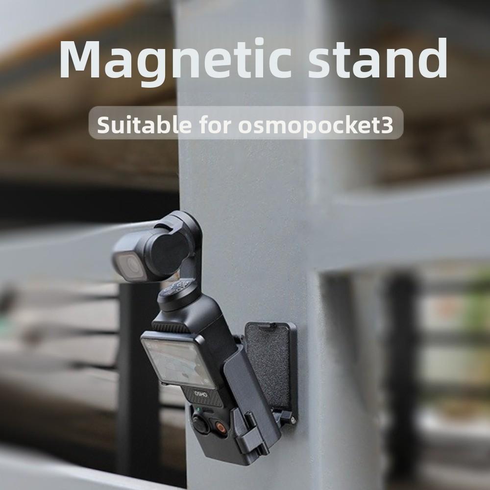 Black Clip Holder Mount Plastic Magnet Camera Base New Sport Camera Mount for DJI Pocket 3