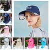 UV Protection Sun Protection Hat Breathable Bucket Hat with Neck Cover Outdoor Sports