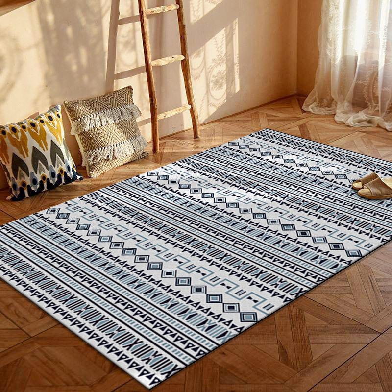 Bohemian National Style Living Room Carpet Retro Hotel Homestay Decoration Carpets Light Luxury Bedroom Bedside Large Area Rug