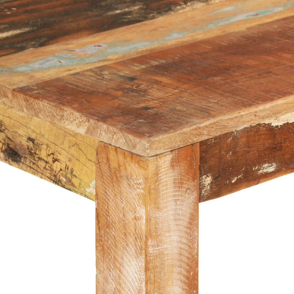 Dining Table 110x55x76 cm Solid Reclaimed Wood
