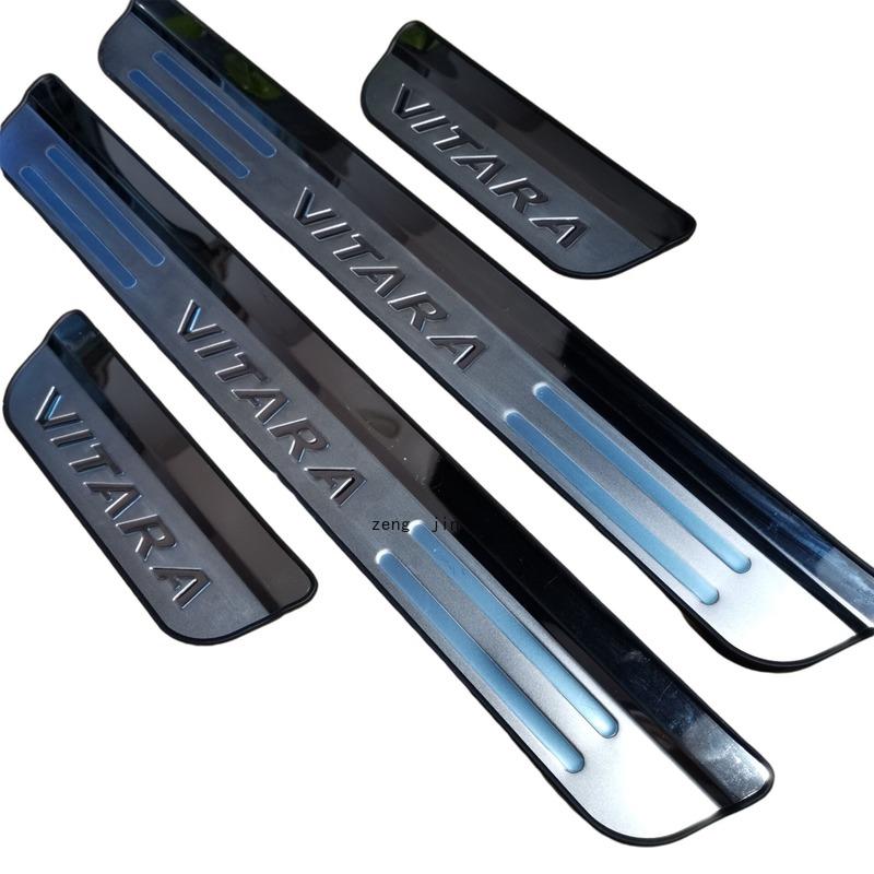 Для Suzuki Vitara пороги автомобиля протектор двери автомобиля подножка лестница автомобиля 304 качество нержавеющая сталь аксессуары хромированная отделка