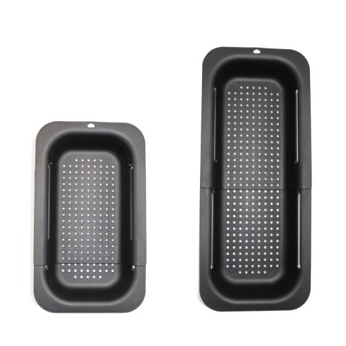 FALOFALO Kitchen Sink Drainer, Extendable, 34cm-48cm, Available In Various Colors (Black)