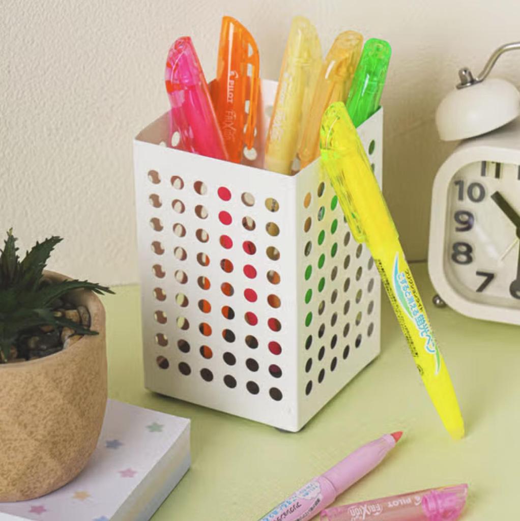 Японский набор стираемых хайлайтеров – 7 цветов (Серия «Мягкий и легкий»)