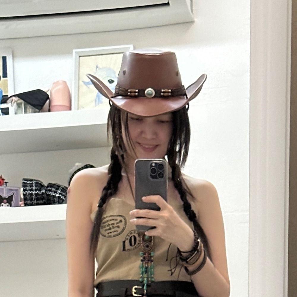 Climbing Mountain Hiking For Men For Women Big Brim Cowboy Hat Fisherman Hat Women Cap Bucket cap