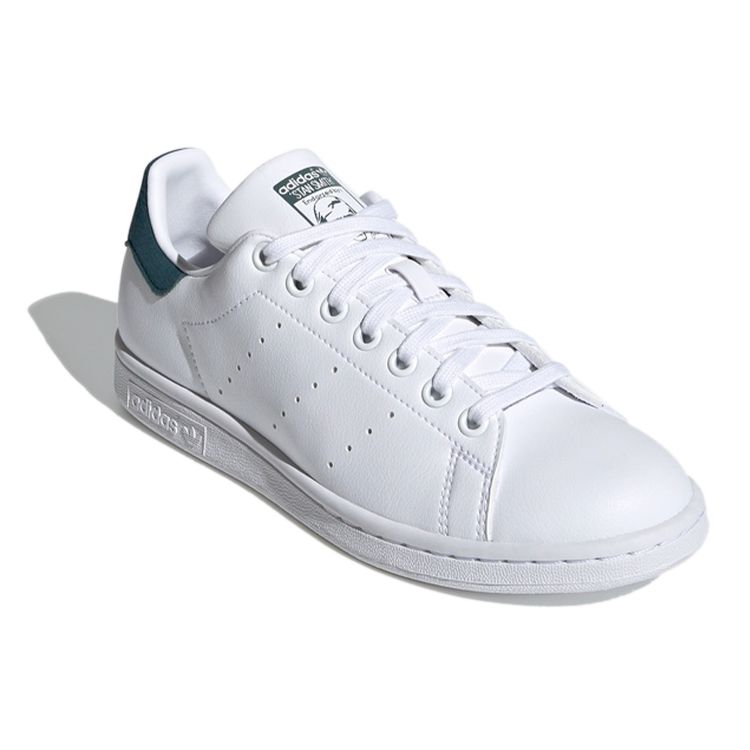 Adidas Originals Stan Smith Blue Tail Casual Slip Resistant Durable Low Top Skate Shoes Unisex Sneakers White S42581
