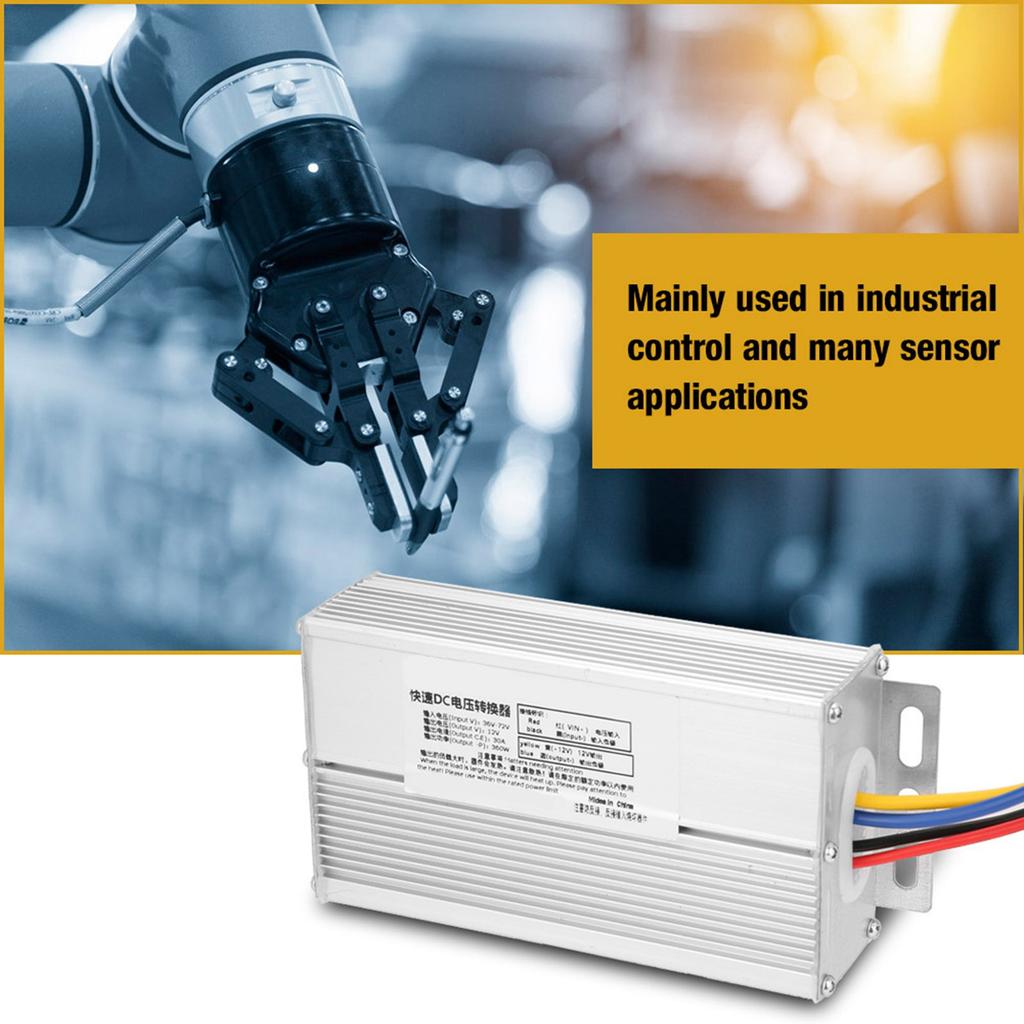 36 72V To 12V 30A 360W DC Converter Adapter Voltage Transformer