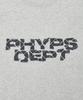ФИЗИЧЕСКИЙ ФАКУЛЬТЕТ Футболка с коротким рукавом с принтом Typography Spray_Серая