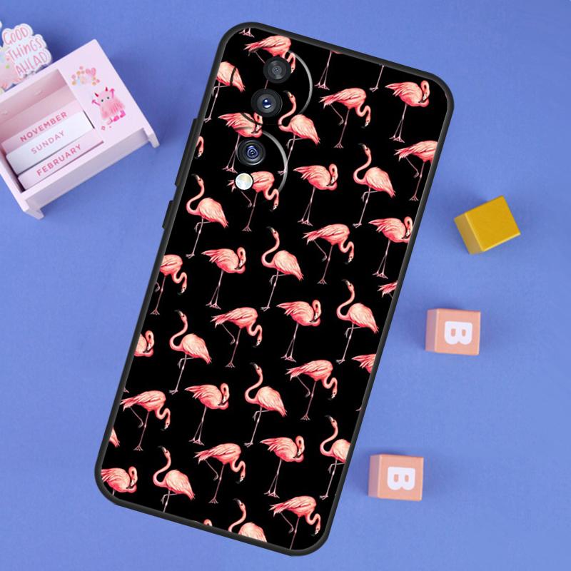 Чехол-фламинго для Honor X9d X9a X9b X9c X8b X8c Win RT 200 400 Pro 70 90 Magic 7 Lite 5 6 8 Pro