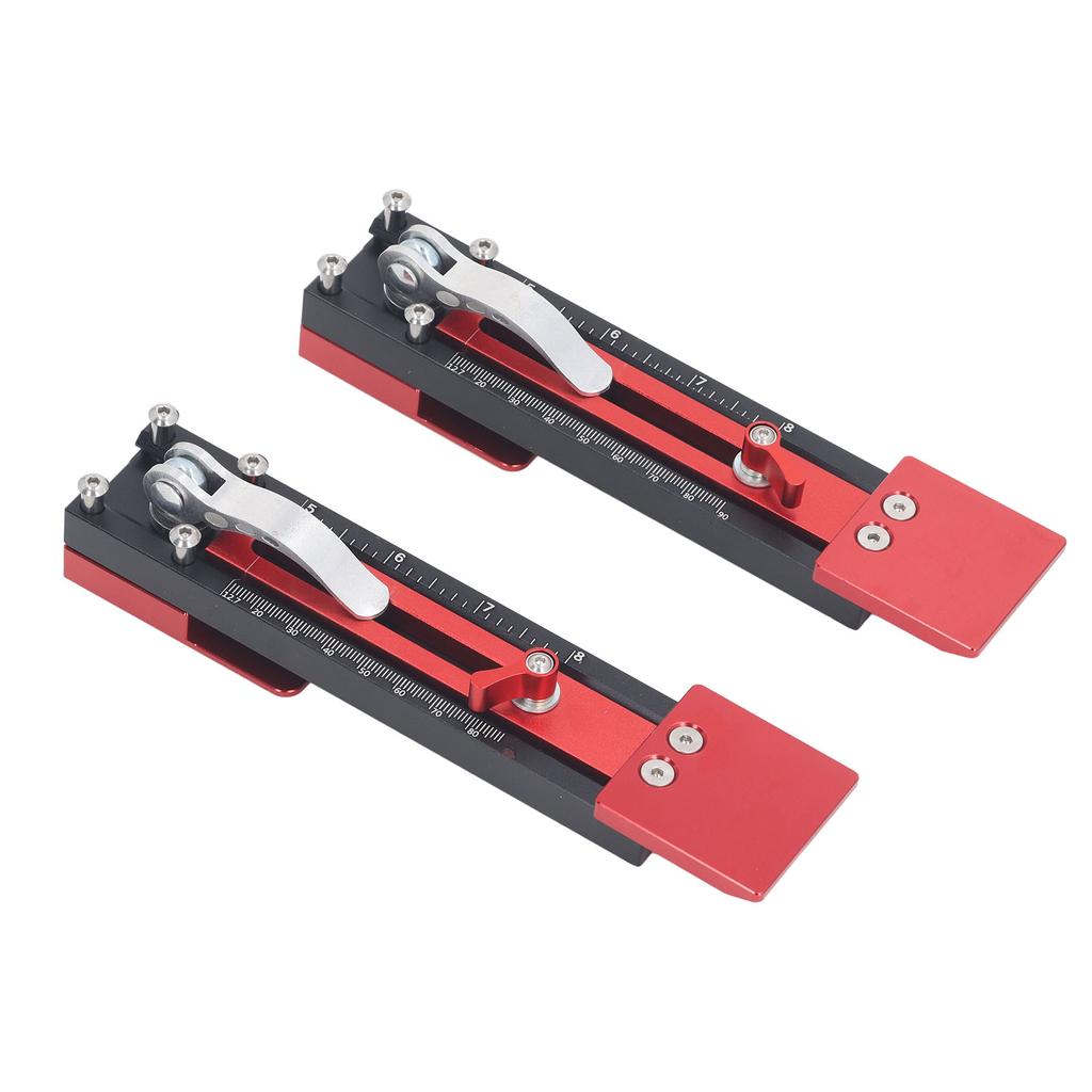 2 шт. Раздвижной монтажный калибр из алюминиевого сплава, прозрачные стандартные шкалы, раздвижной монтажный инструмент
